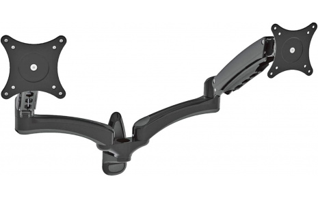 HFTEK® – Monitorhalterung für zwei Bildschirme von 15 bis 27 Zoll (HF124WB)