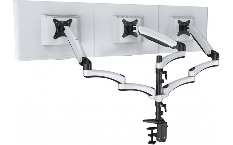 HFTEK® – Monitorhalterung für drei Bildschirme von 15 bis 27 Zoll (FY138DW)