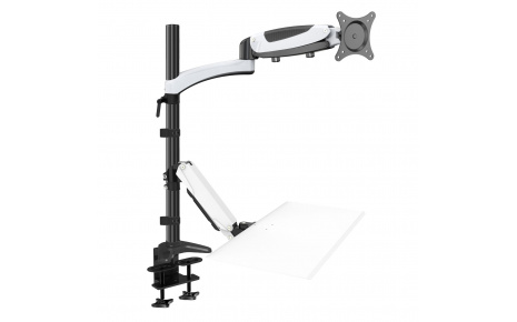 HFTEK® – Monitorhalterung mit Tastaturablage (FY24WS)