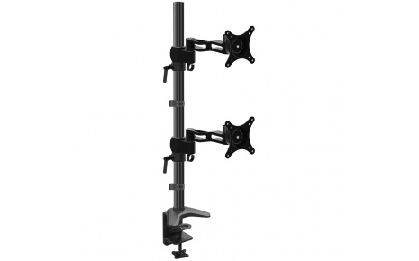 HFTEK® – Monitorhalterung für zwei Bildschirme von 13 bis 27 Zoll (FY522HDB)