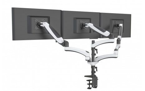 HFTEK® – Monitorhalterung für drei Bildschirme von 15 bis 27 Zoll (GM138DW)