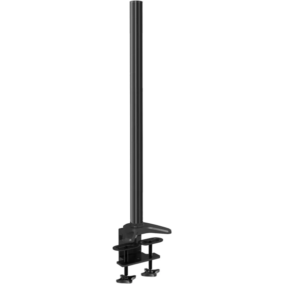 HFTEK® - Zubehör Säule für Monitorhalterung – 70cm Standrohr – mit C-Clamp Doppelklemmsystem (HF0860MB)