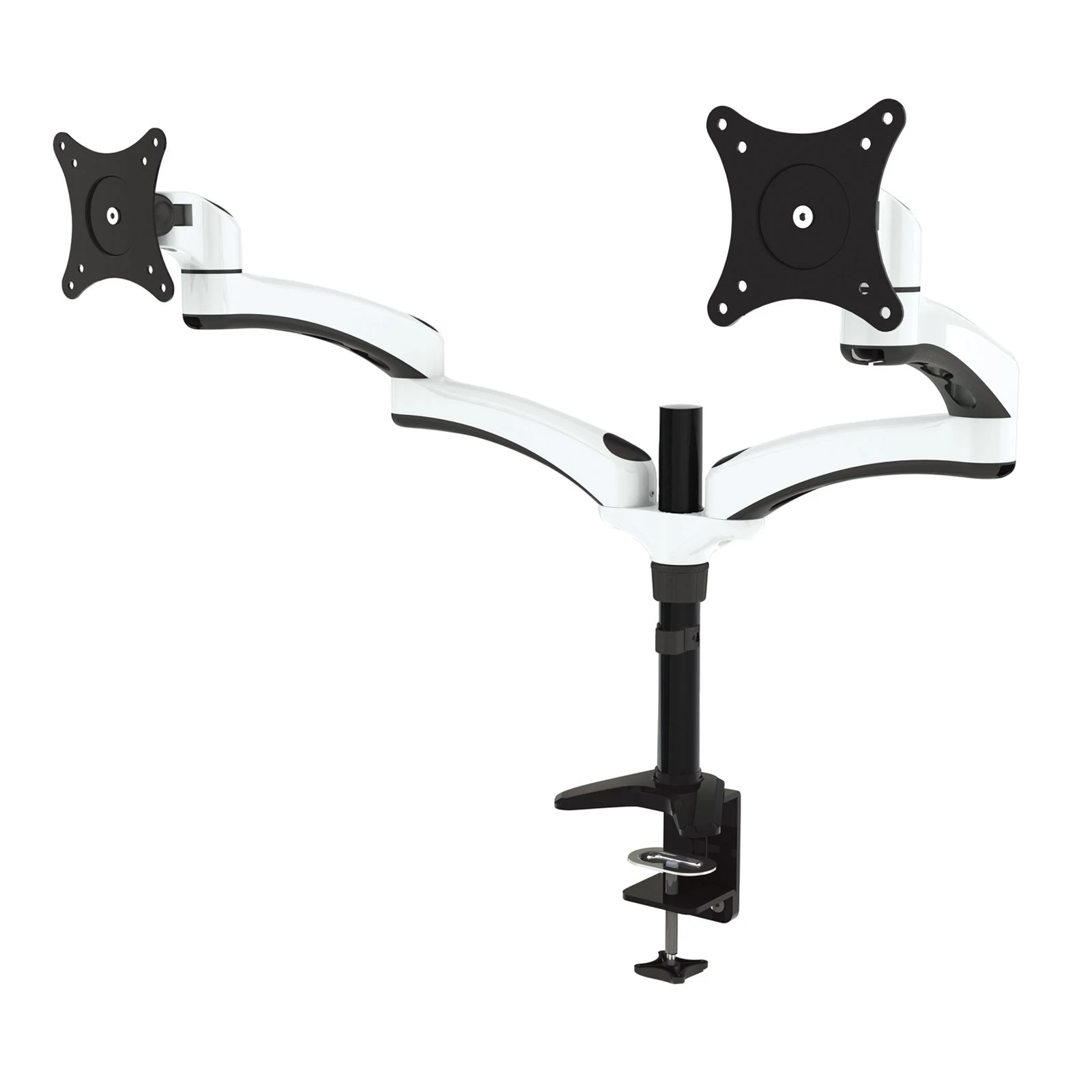 HFTEK® – Tischhalterung für zwei Bildschirme von 13 bis 27 Zoll (HF124FW)