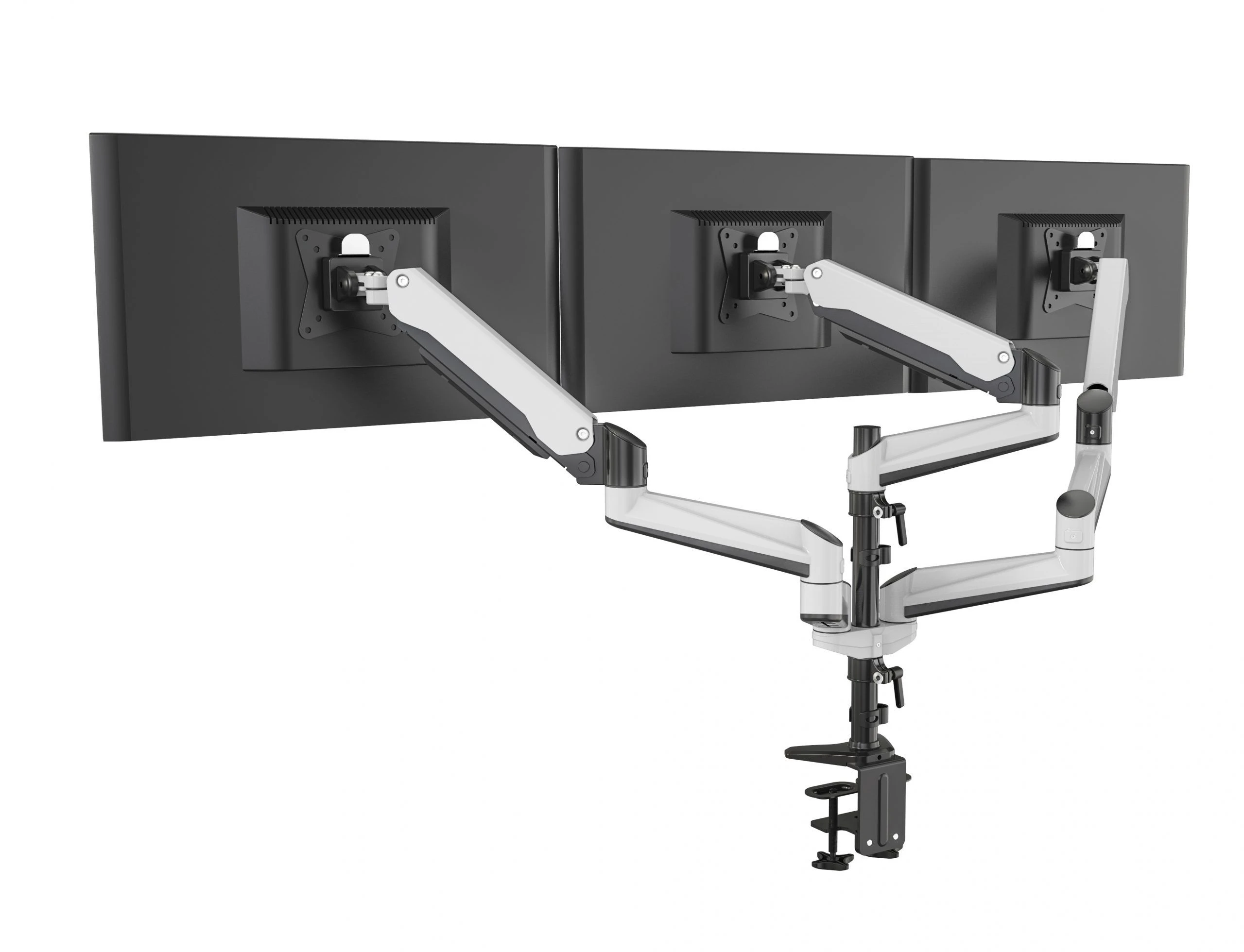 HFTEK® – Monitorhalterung für drei Bildschirme von 15 bis 27 Zoll (HF138GS)