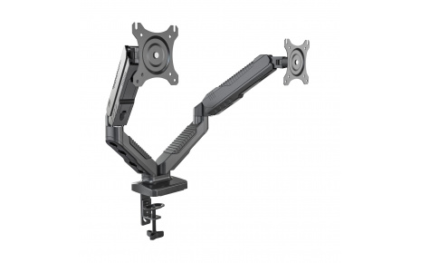 HFTEK® – zweifacher Monitorarm für Bildschirme bis 27 Zoll (HF24GMCB)