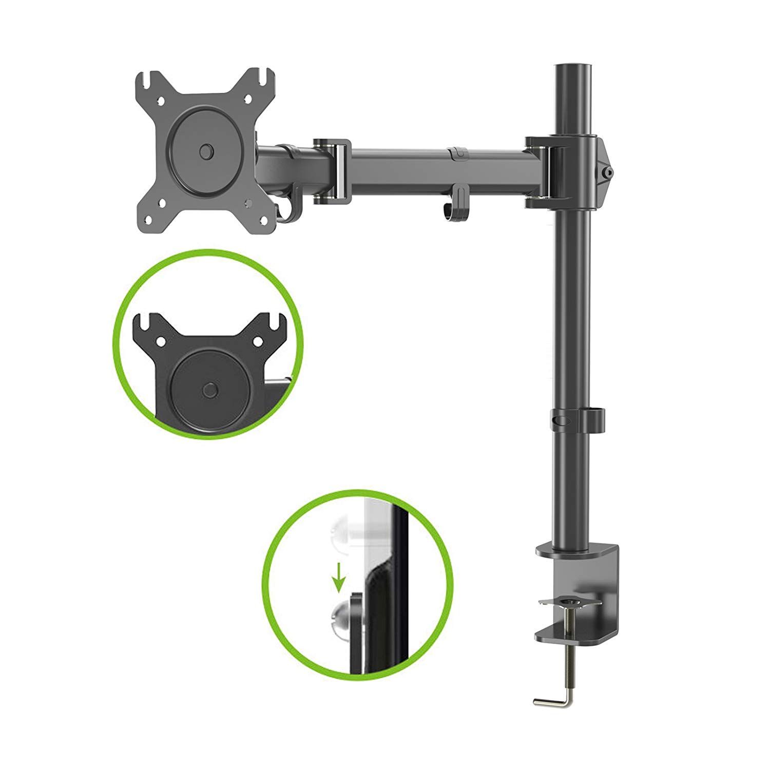HFTEK® – Tischhalterung für Bildschirme von 13 bis 34 Zoll (HF28DB) – Bild 3