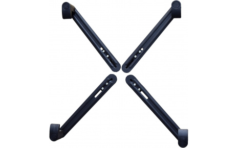 HFTEK® - Non-VESA Mount Adapter-Set für Monitore ohne VESA-Löcher (HF77B)