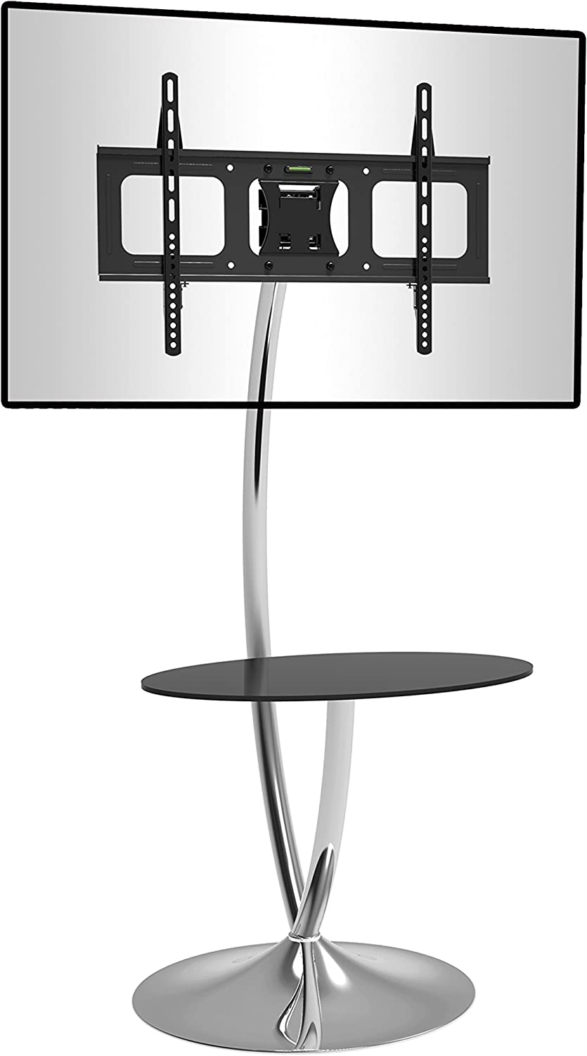 HFTEK® – TV – Ständer mit Standfuß mit Ablagefläche von 15 bis 70 Zoll (HF95ST)