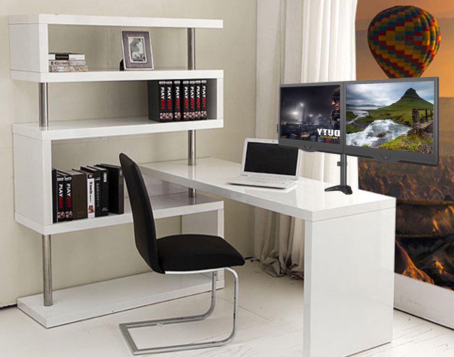 HFTEK® – Monitorhalterung für 2 Bildschirme (MP220C-L) – Bild 8