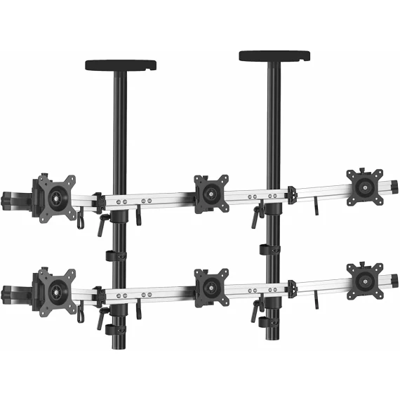 HFTEK® – Deckenhalterung für sechs Bildschirme (MP260DM70-N)