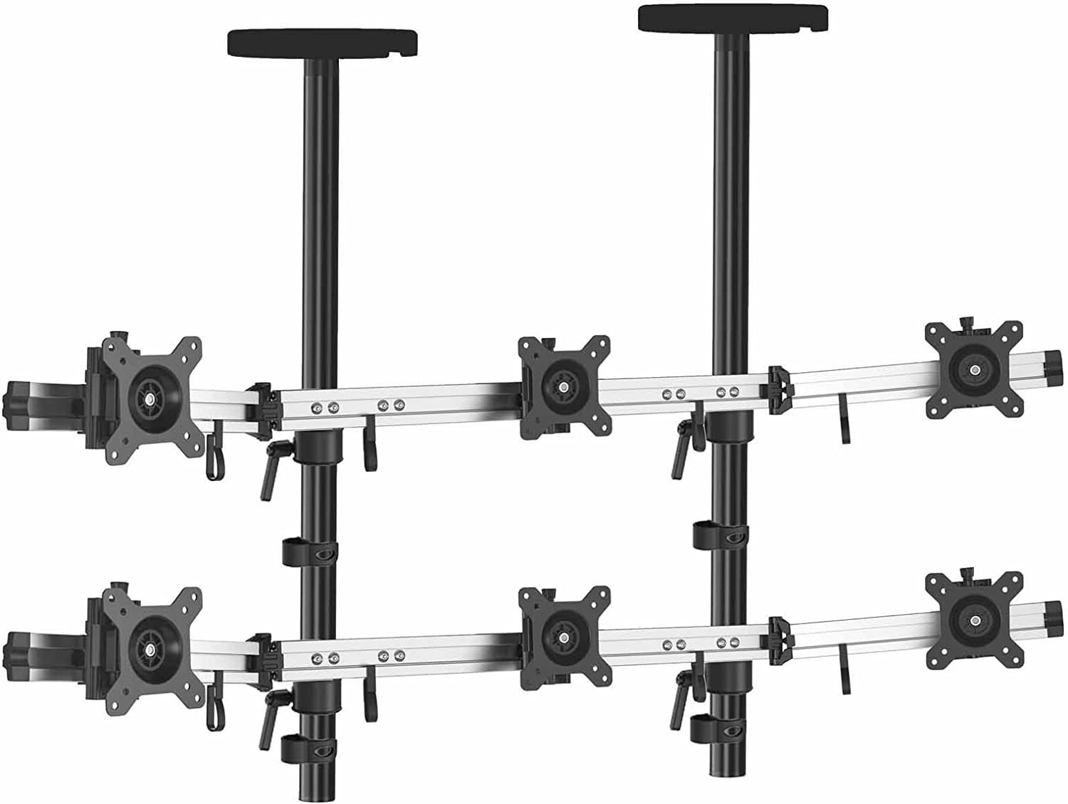 HFTEK® – Deckenhalterung für sechs Bildschirme (MP260DM70-N)