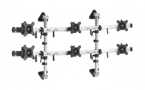 HFTEK® – Wandhalterung für sechs Bildschirme (MP260W70-N)