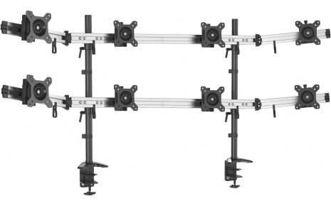 HFTEK® – Monitorhalterung für 8 Bildschirme (MP280C-XN)