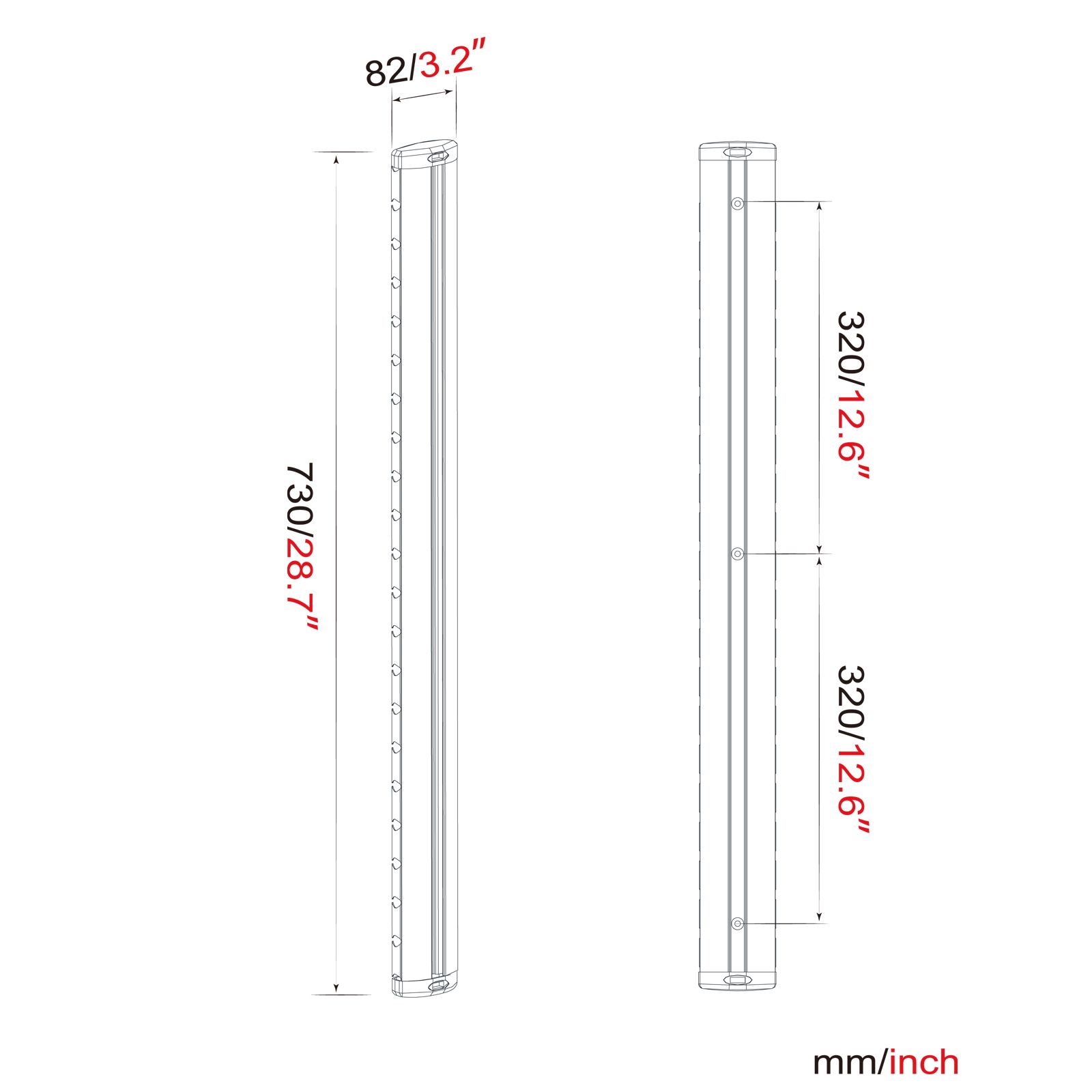 HFTEK® – Wandhalterung mit Tastaturablage (FY02WS) – Bild 3