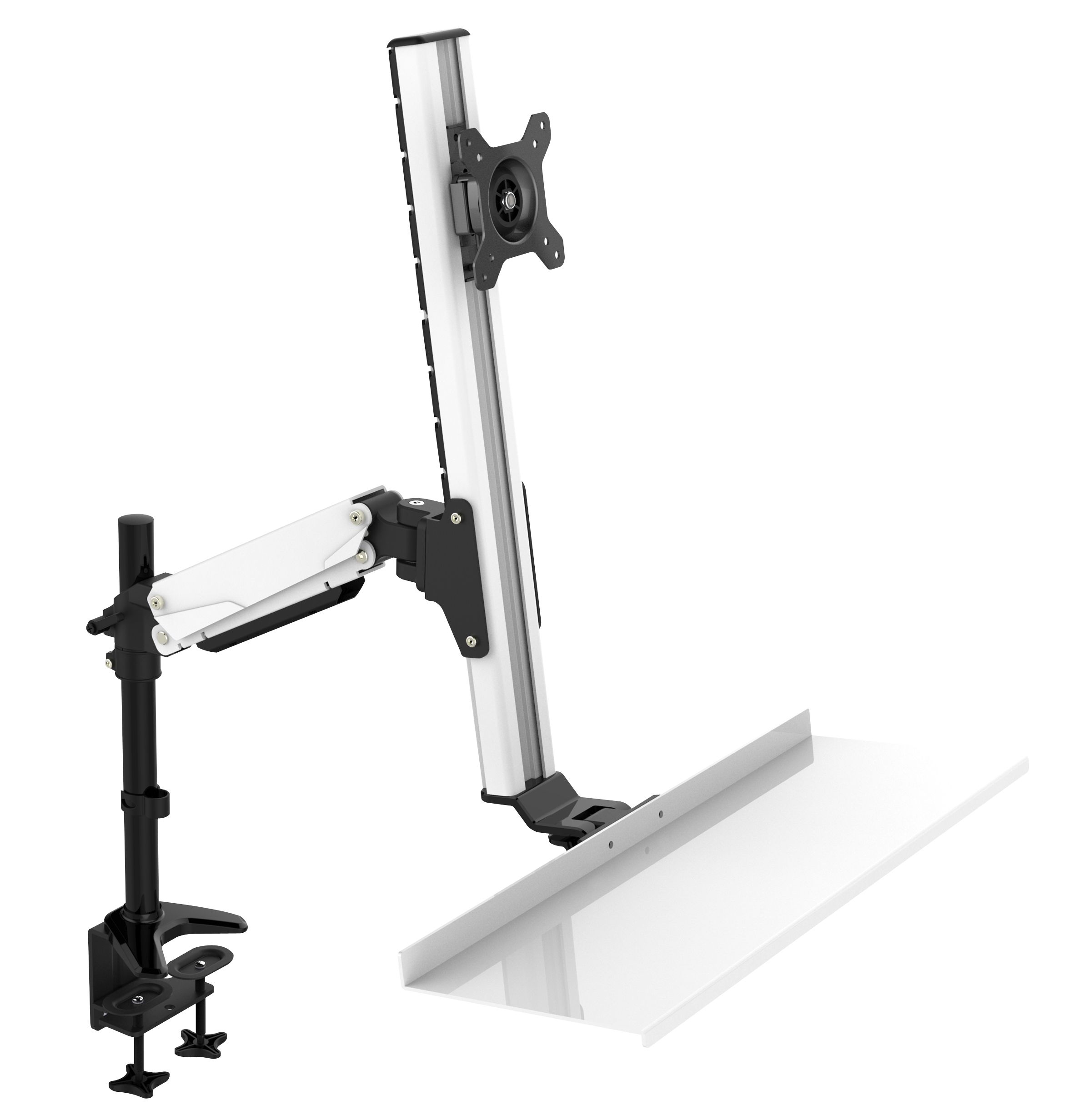 HFTEK® – Monitorhalterung mit Tastaturablage (FY11WS)
