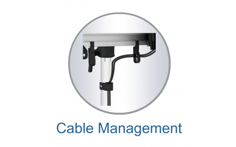 HFTEK® – Monitorhalterung für 4 Bildschirme (MP240C-127XN)