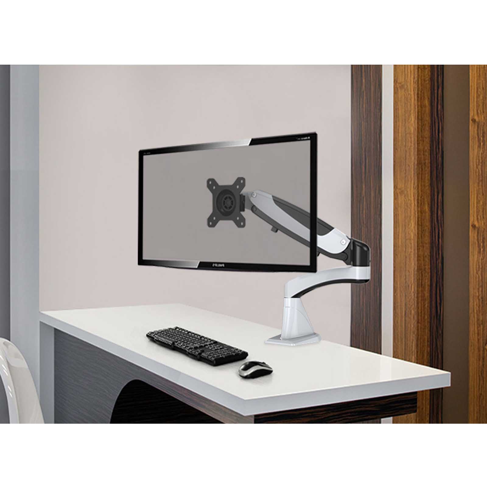 HFTEK® – Monitorarm für  Bildschirme bis 34 Zoll GM112XFB / GM112XFW – Bild 4