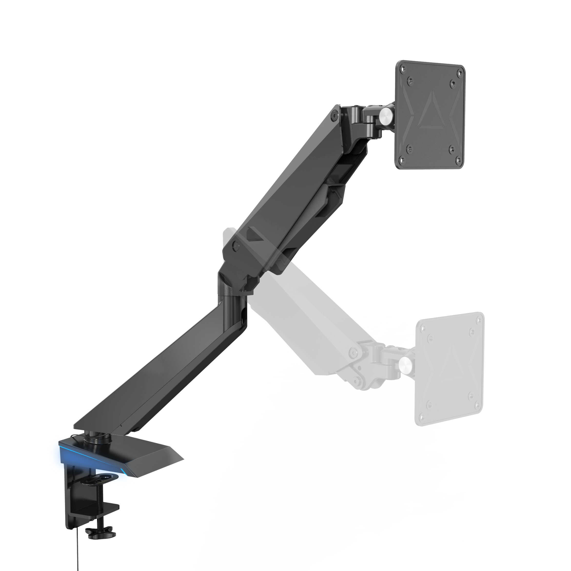 HFTEK® – Ergonomischer Einzelmonitorarm bis 34 Zoll und 8kg (HF24G02) – Bild 7
