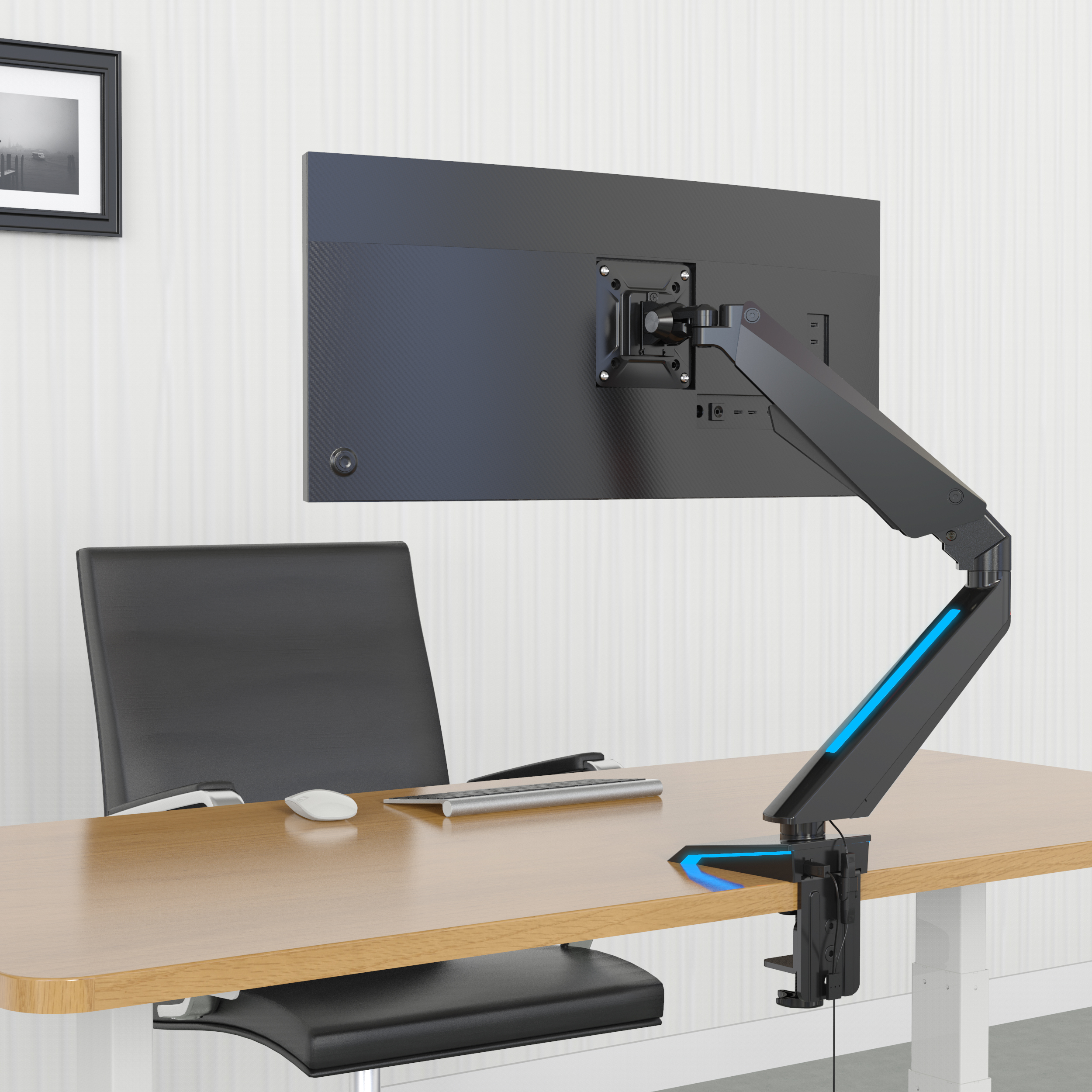 HFTEK® – Ergonomischer Einzelmonitorarm bis 34 Zoll und 8kg (HF24G02) – Bild 8