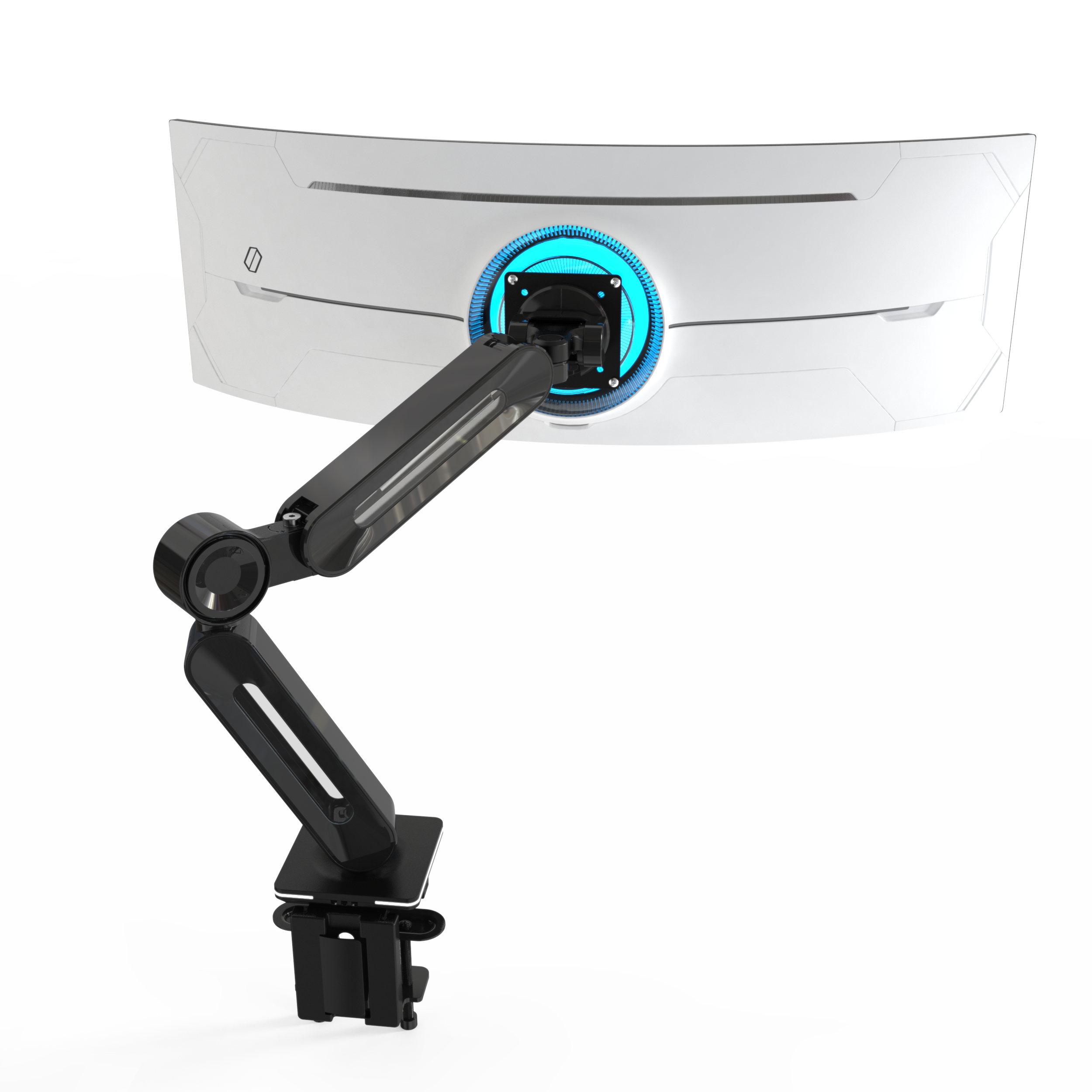 HFTEK® – Ergonomischer Einzelmonitorarm bis 44 Zoll und 15kg (HF24G08RU) – Bild 2