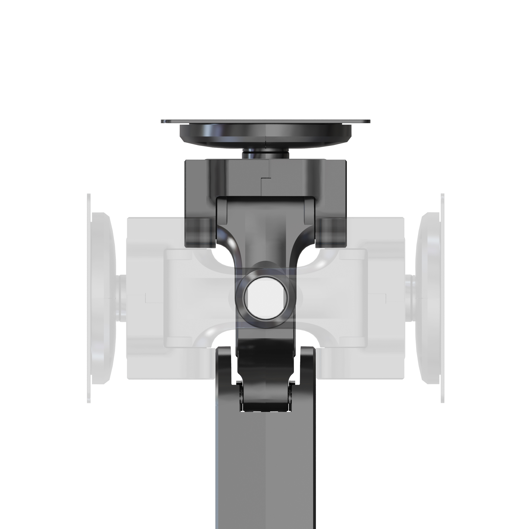 HFTEK® – Ergonomischer Einzelmonitorarm bis 44 Zoll und 15kg (HF24G08RU) – Bild 7