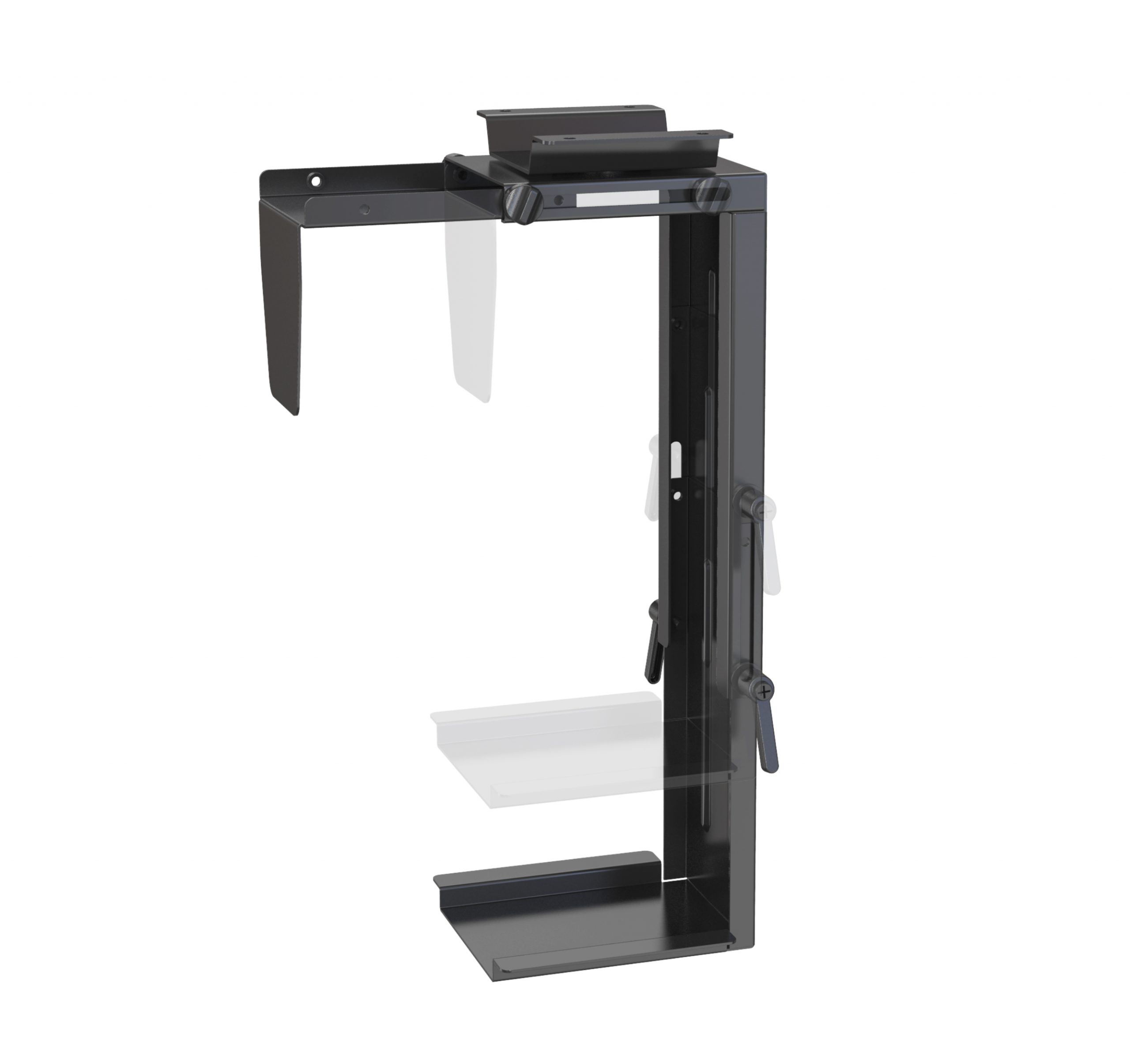 HFTEK® - Verstellbare PC Halterung, CPU-Halterung Untertisch (HF24A30) – Bild 8