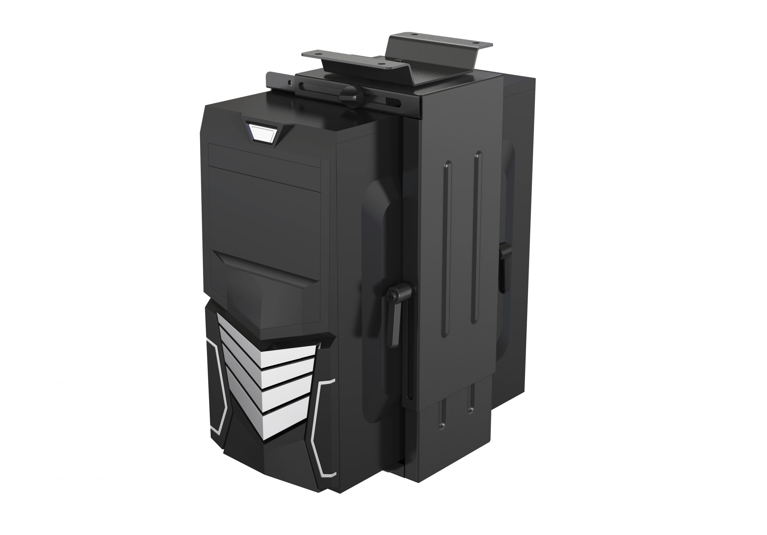 HFTEK® - Verstellbare PC Halterung, CPU-Halterung Untertisch (HF24A30) – Bild 3