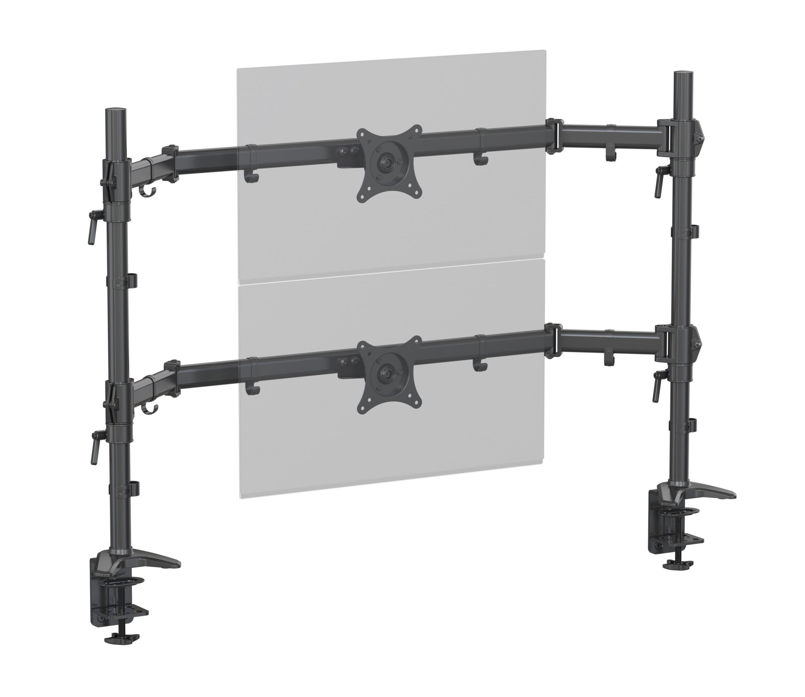HFTEK® – Tischhalterung für Monitore von bis 34 Zoll  (MS622C-N) – Bild 2