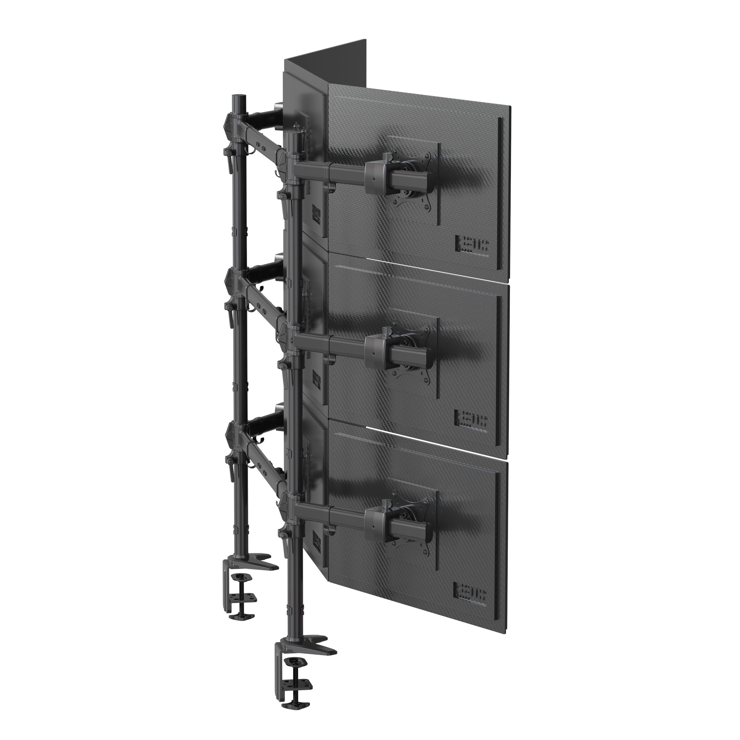 HFTEK® – Tischhalterung für 9 Monitore von 15 bis 27 Zoll (MS929C-N) – Bild 3